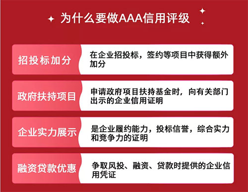 企业3a等级认证怎么办理?信用等级认证企业aaa认证多少钱